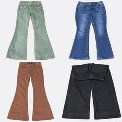 (FV2864) Sélection de jeans évasés et pantalons