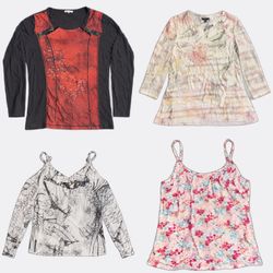 Camisetas e Blusas de Manga Longa Impressas