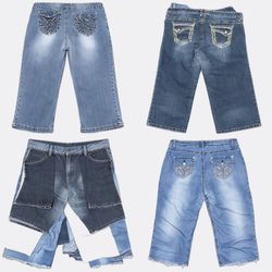Silver Jeans Co. Hydraulic Denim Capri Pants