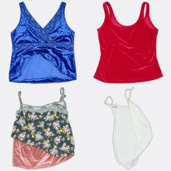 Sélection de camisoles en velours pour femmes