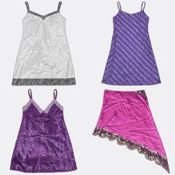 OP 417 Op vintage 417 Women Vintage Satin Silk Sli..