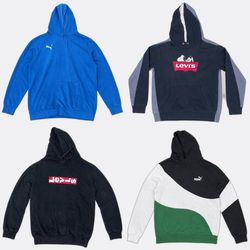 Champion,Puma, Levi's Hoodies