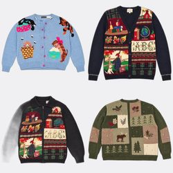 Novelty Vintage Knitwear Sweaters and Waistcoats