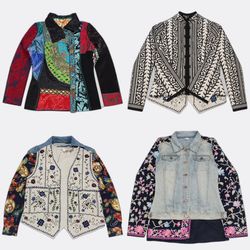 Patchwork Coats Waistcoats and Jackets