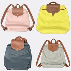 5 Pcs Longchamp Backpacks – Mixed Colours – Pre-Lo..