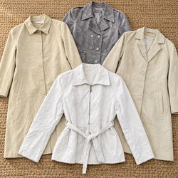 (FV-2947) Manteaux et vestes en cuir et en daim