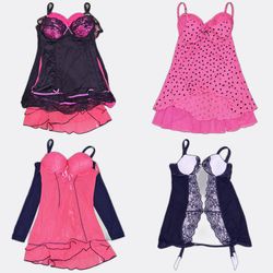 Women's Lace Trim and Printed Camisoles