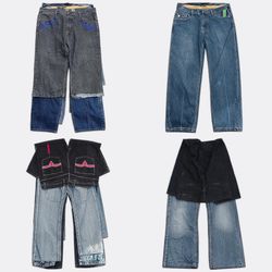 CR13026 Vintage Designer Men's Jeans