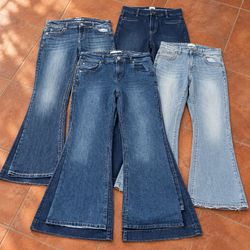 Y2k Flared Denim Jeans Bundle