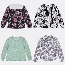 Blouses et tops imprimés pour femmes
