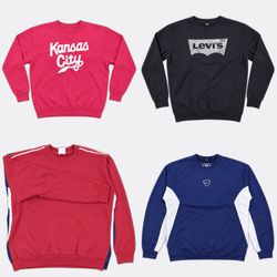 Nike adidas Crewneck Sweatshirts