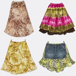 Women's Printed Maxi and Denim Skirts