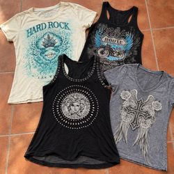 Code#077 Affliction Aéropostale Graphic T-Shirts a..