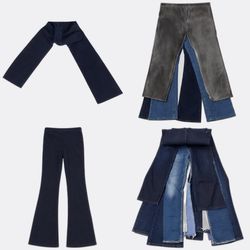 Denim Jeans Flare and Straight Leg