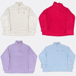 Polo Ralph Lauren 1/4 Zip Sweaters (CV 154)
