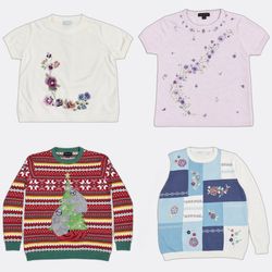 Embroidered Novelty Knitwear and Cardigans