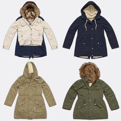 Hollister Heavyweight Winter Parkas