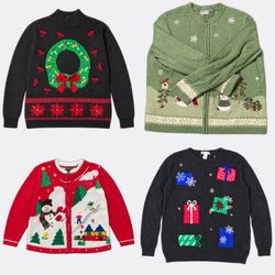 Großhandels-Bündel Vintage-Weihnachtspullover | 10..