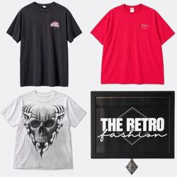 992 Graphic Racing and Automotive Printed T-Shirts