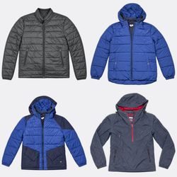 Macron Quiksilver Outerwear Puffer Hooded Jackets