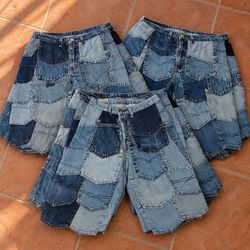 CR13863 Upcycled Levi's Shorts Bundle