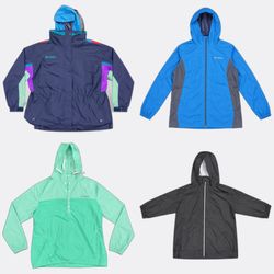 Vestes coupe-vent à capuche Columbia pour l'extéri..