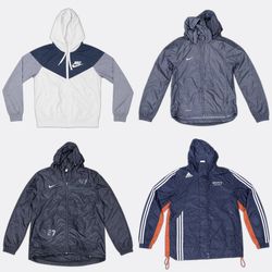 Nike adidas Windbreaker Jackets
