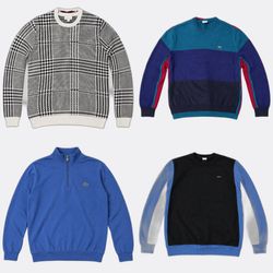 Lacoste Vintage Knitwear Sweaters and Cardigans