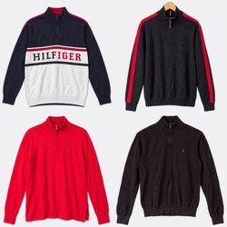 Tommy Hilfiger Malhas com Zíper 1/4 suéteres