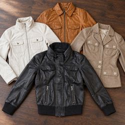 TR-1074 Women's Vintage Leather Jackets Selection ..