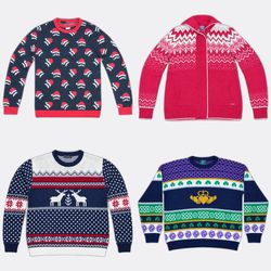 Novelty Christmas Fairisle Knit Sweaters and Cardi..