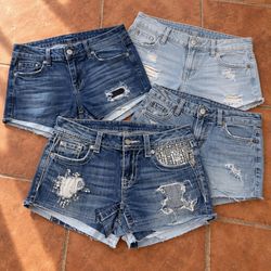 Miss Me True Religion Denim Shorts