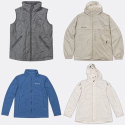 Columbia Outerwear Windbreakers and Hooded Jackets