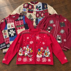 Code#101  Novelty Christmas and Holiday Cardigans ..