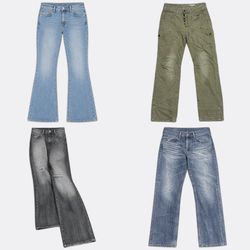 Straight Leg and Bootcut Jeans