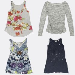 Y2K Women's Embellished and Printed Tops