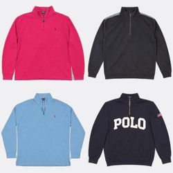 Polo Ralph Lauren Quarter Zip Knitwear Sweaters #1..