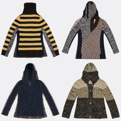 Strickwaren: Pullover und Kapuzenpullover