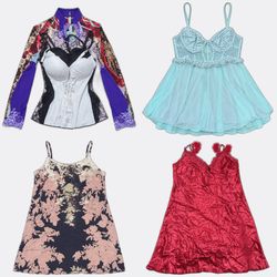 Vestidos slip femininos e tops tipo camisola