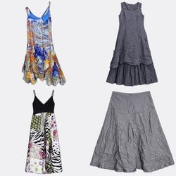 Hauts imprimés mixtes pour femmes Robes Jupes