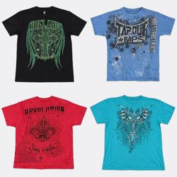 CR13113 Vintage Skull T-Shirts