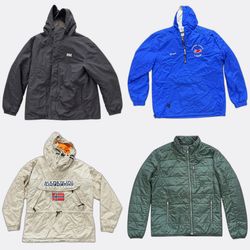 MIX BRANDED HEAVY JACKETS Outdoor Hooded Jackets a..