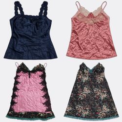 Slip Dresses and Lace Trim Camisoles