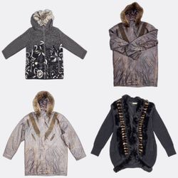 Women's Outerwear Jackets Coats Fleece and Leather..