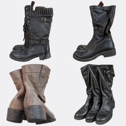 Mixed Bikers & Riding Boots