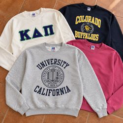 Russell Athletic Sweatshirts mit Rundhalsausschnit..