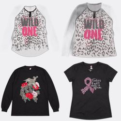 Md125 Graphic Printed T-Shirts 10p 14/10/26
