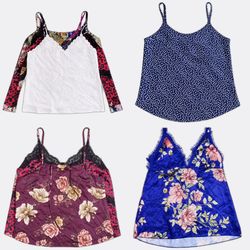 Camisolas com Renda Estampada e Floral