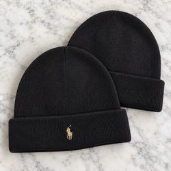 VHR197 Upcycled Polo Ralph Lauren Beanies