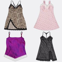 Lace Trim silk Camisoles